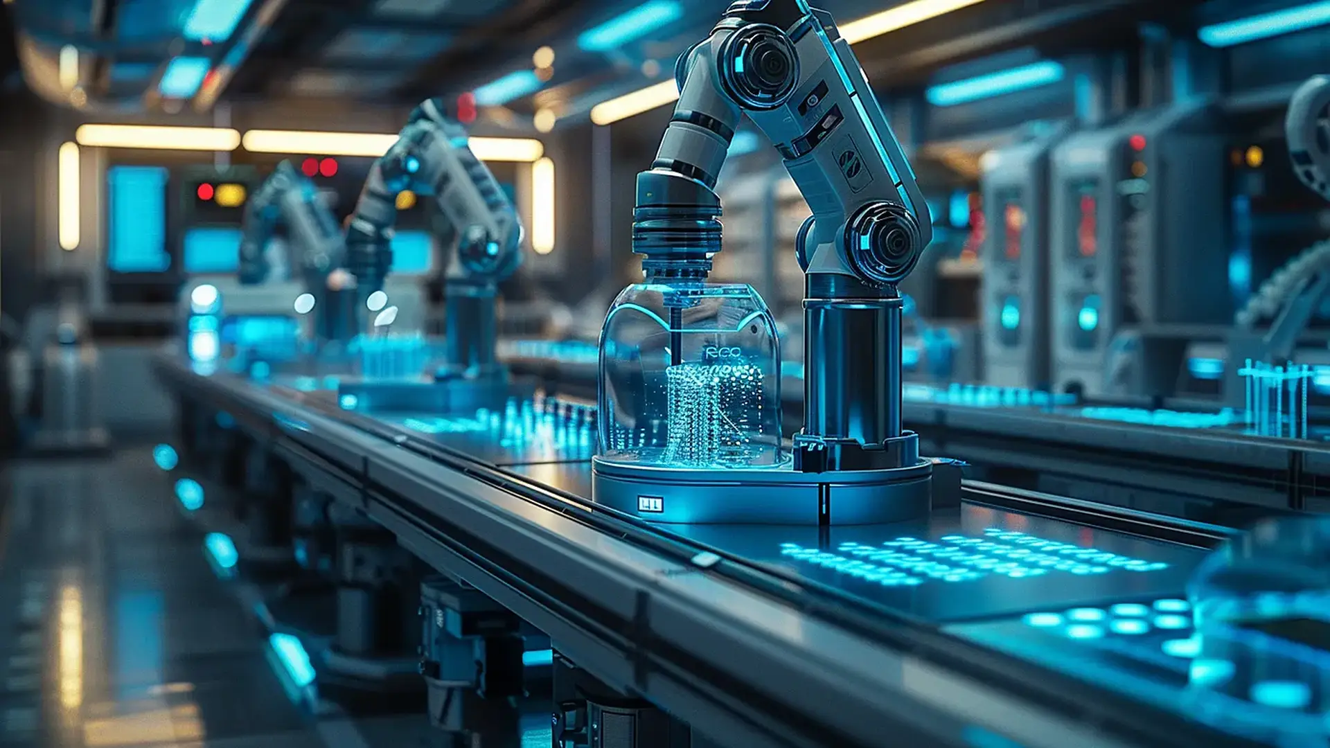 AI embedded bio-tech Futuristic weapons